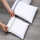 Laundry Mesh Bags – 5pc Set with Grey Zippers for Delicates, Jackets & Bras