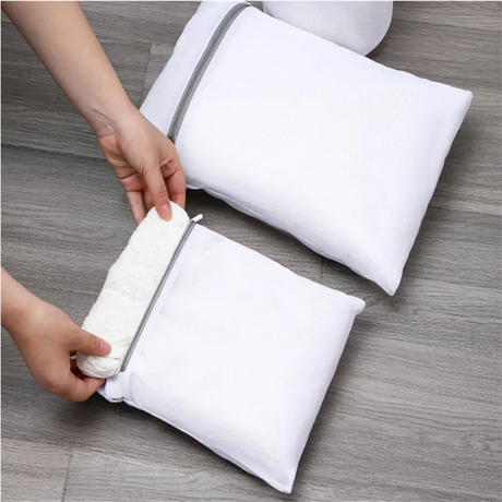 Laundry Mesh Bags – 5pc Set with Grey Zippers for Delicates, Jackets & Bras