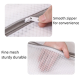 Laundry Mesh Bags – 5pc Set with Grey Zippers for Delicates, Jackets & Bras