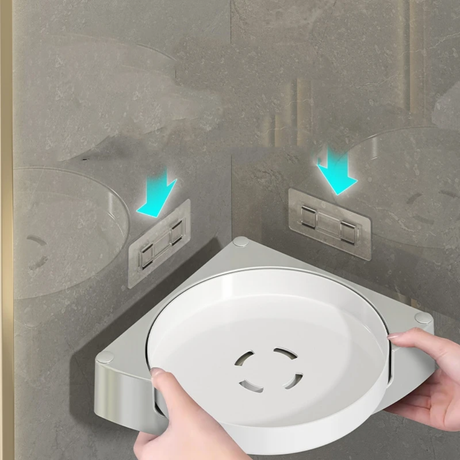 Lazy Susan 360° Rotating Bathroom Organizer Quality ABS 36x25x26cm