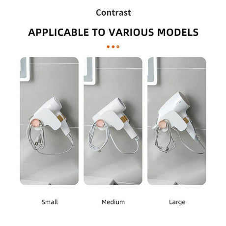 Light Luxury Hair Dryer holder set (15x13.3x10.5cm)