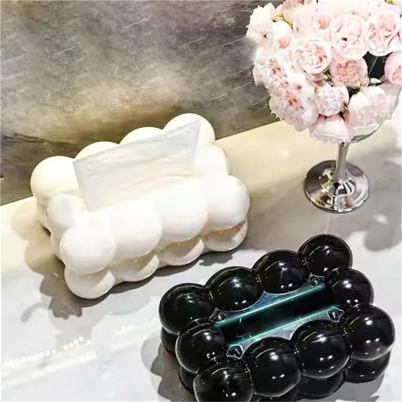 Luxurious Bubble Design Tissue Box Creative Paper Towel Dispenser for Kitchen & Living Room