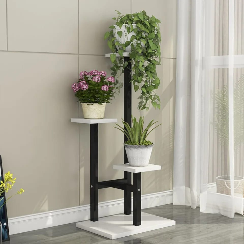 Luxurious Flower Stand Elegant Metal Display Shelf for Home Décor
