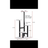 Luxurious Flower Stand Elegant Metal Display Shelf for Home Décor