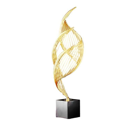 Luxurious Home 46cm tall metal spiral design Decoration Accessory