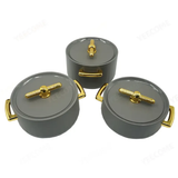 Luxurious Insulated Hotpots 1L, 2L & 3.5L Set with Magnetic Lids & Smooth Finish Thermoses