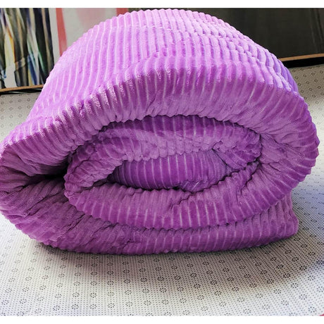 Luxurious Velvet Duvet Set with Bedsheet and 2 Pillowcases |Available in Green, White, Brown, Purple