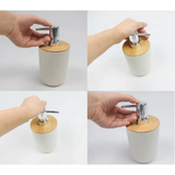 Luxury 500ml Refillable Soap Dispenser Matte Black or White Soap & Lotion Dispensers