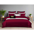 Luxury Cotton Satin Striped Duvet Cover Set Soft, Elegant & Breathable