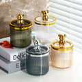 Luxury Cute Bear Cotton Swab Storage Box Acrylic Organizer 9cm x 13.5cm Storage Containers Household Storage Containers