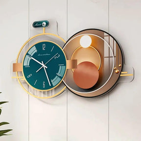 Luxury Decorative Wall Clock with Modern Minimalist Wall Hanging Design Clocks Home Decor Decals