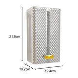Luxury Diamond Acrylic Tissue Box | Wall Mounted & Tabletop Bathroom Essentials Facial Tissue Holders