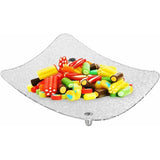 Luxury Fruit and Snack Tray Thick Acrylic Multi Use Table Tray with Smooth Edge Design, Durable and Practical