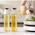 Luxury Glass Oil Jar 500ml, Elegant and Functional Oil Dispenser Storage Containers Oil & Vinegar Dispensers