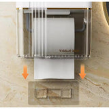 Luxury Gold Plated Wall Mounted Tissue Box | Elegant Bathroom & Home Tissue Dispenser