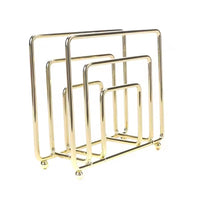 Luxury Heavy Metallic Serviette Holder - Black & Gold Serviette holders