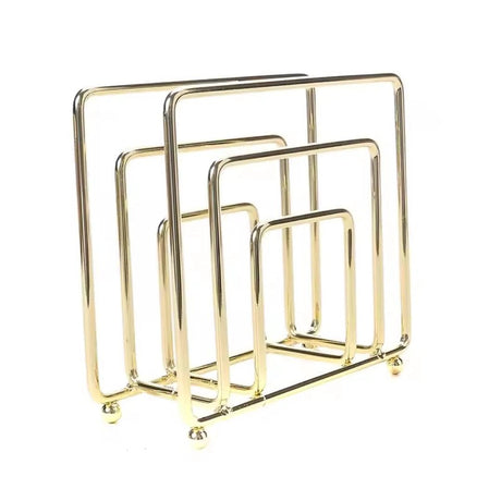Luxury Heavy Metallic Serviette Holder - Black & Gold Serviette holders