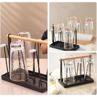 Luxury Iron Cup Glass Holder Rack Drinkware Dish Racks