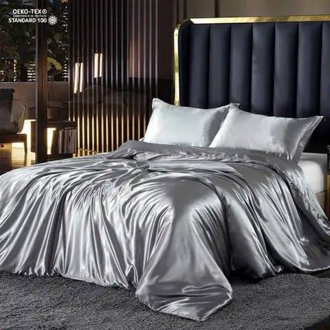 Luxury Mulberry Silk Duvet Cover Set – 100% Premium Silk Bedding