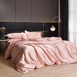 Luxury Mulberry Silk Duvet Cover Set – 100% Premium Silk Bedding