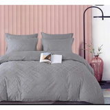 Luxury Tufted Wave Design Duvet Cover Set Soft & Breathable Microfiber