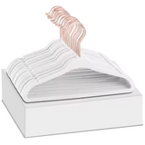 Luxury Velvet Premium Rose Gold Antislip Hangers 10pc Pack