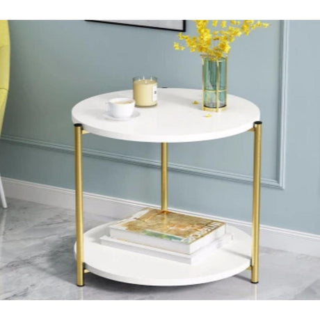 MDF Side Table Durable and Stylish Side Table for Living Room, Bedroom, or Office
