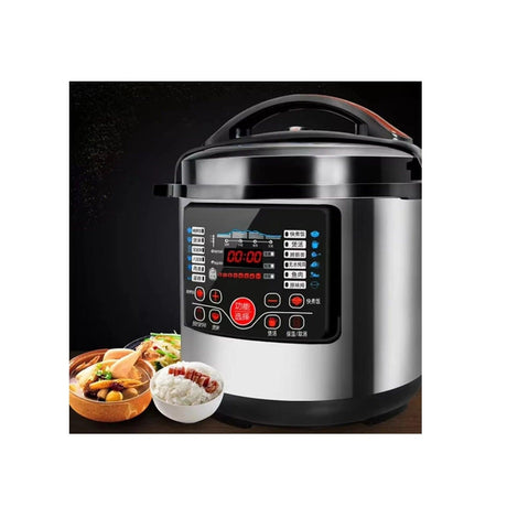 MIKA Smart Pressure Cooker | 6L Electric Pressure Cooker with MultiFunction Settings | Fast & Easy Cooking