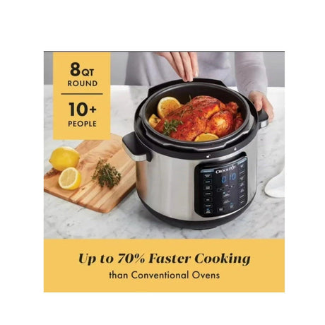 MIKA Smart Pressure Cooker | 6L Electric Pressure Cooker with MultiFunction Settings | Fast & Easy Cooking