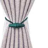 Magnetic Curtain Tiebacks 2pcs Handmade Decorative Drapes Weave Holdbacks