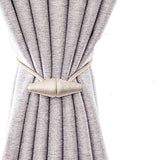 Magnetic Curtain Tiebacks 2pcs Handmade Decorative Drapes Weave Holdbacks