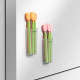 Magnetic Tulip Fridge Food Storage Clips | Reusable Folding Sealer for Snacks and Food Bags Small Kitchen Appliances Kitchen Organizers