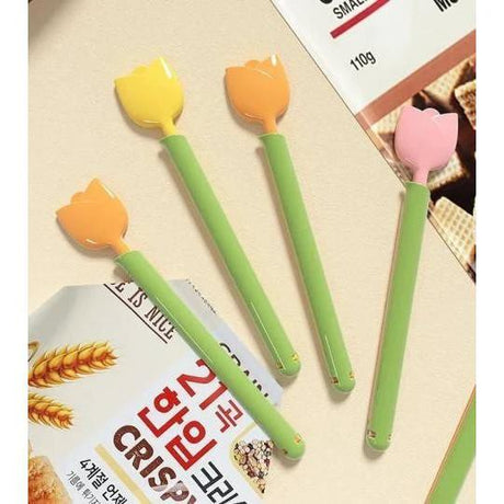 Magnetic Tulip Fridge Food Storage Clips | Reusable Folding Sealer for Snacks and Food Bags Small Kitchen Appliances Kitchen Organizers