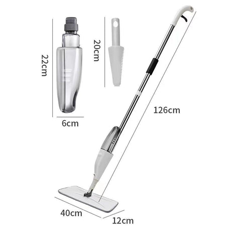 Manual Spray Mop | Microfiber Floor Cleaning Mop | Washable Mop Head for Home Cleaning | Easy-to-Use Floor Cleaner