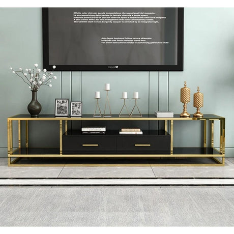 Marble Effect (Wooden) TV Stand | Stylish White TV Cabinet | Modern Living Room Furniture