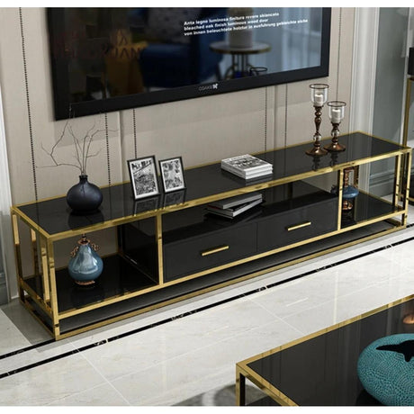 Marble Effect (Wooden) TV Stand | Stylish White TV Cabinet | Modern Living Room Furniture