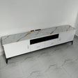 Marble Effect Wooden TV Stand