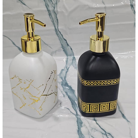 Marble Gucci 360ml Glass Soap Dispenser/Lotion Available in White and Grey Marble