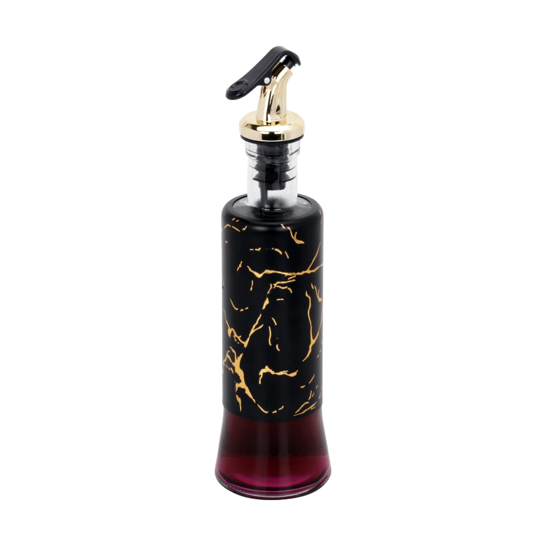 Marble Print Oil Dispenser Elegant & Leak Proof Glass Bottle for Cooking Oils & Vinegar Oil dispenser Oil Dispensers