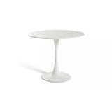 Marble Round Dining Table | Simple & Casual Nordic Style Milk Tea Coffee Table | Simple & Casual Nordic Style Milk Tea Coffee Table Balcony Small Round Table