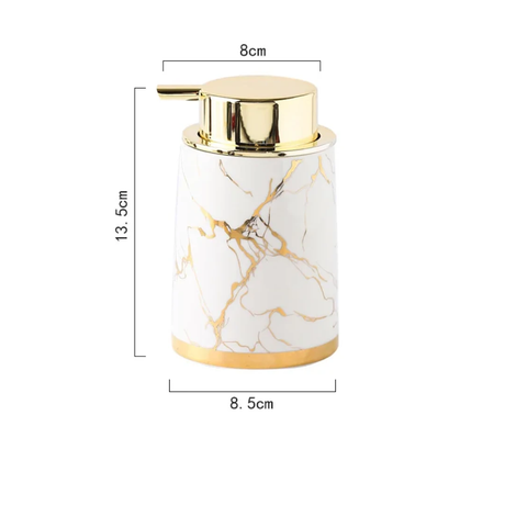 Marble Soap Dispenser Pump 400ml for Kitchen or Bathroom Countertops Bathroom Soap & Lotion Dispensers