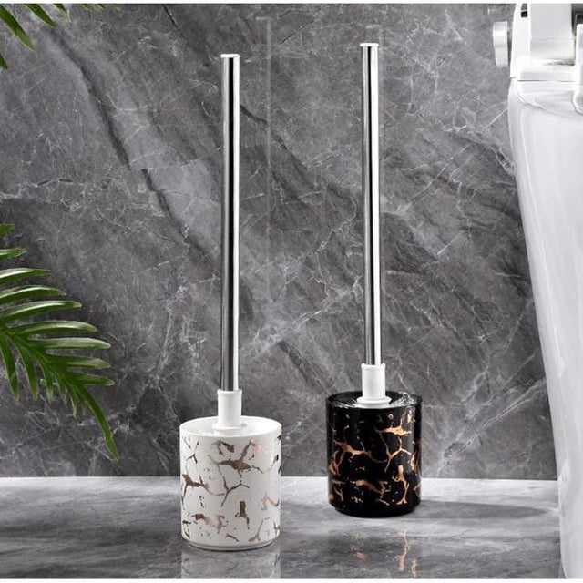 Marble Toilet Brush Elegant & Durable Bathroom Accessories Toilet Brushes
