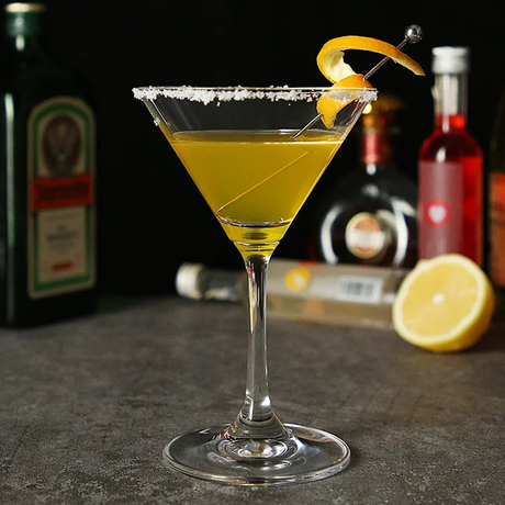 Martini Cocktail Glasses | 4 Piece Set, 300 ml Capacity (16cm) | Made in Germany Cocktail Martini Glasses