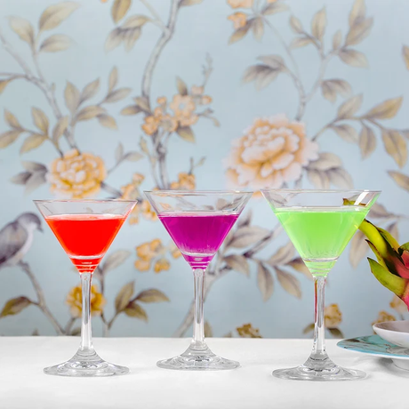 Martini Cocktail Glasses | 4 Piece Set, 300 ml Capacity (16cm) | Made in Germany Cocktail Martini Glasses