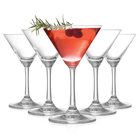 Martini Cocktail Glasses | 4 Piece Set, 300 ml Capacity (16cm) | Made in Germany Cocktail Martini Glasses