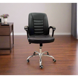 Medium Back Leather Executive Office Chair – Ergonomic Design with Adjustable Features | Office Features | Multifunctional | Executive Offices | Home Office | Conference Rooms