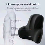 Memory Foam Lumbar and Head Support Car Seat Supporter Set of 2