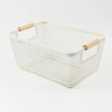 Metal Mesh Basket – Spacious Wire Storage for Shelves and Bathroom Organization