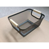 Metal Mesh Basket – Spacious Wire Storage for Shelves and Bathroom Organization Storage Organization Household Storage Containers