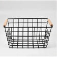 Metal Wire Storage Basket with Handle Size 24 cm X 13 cm X 17 cm Storage and organization Storage Hooks & Racks
